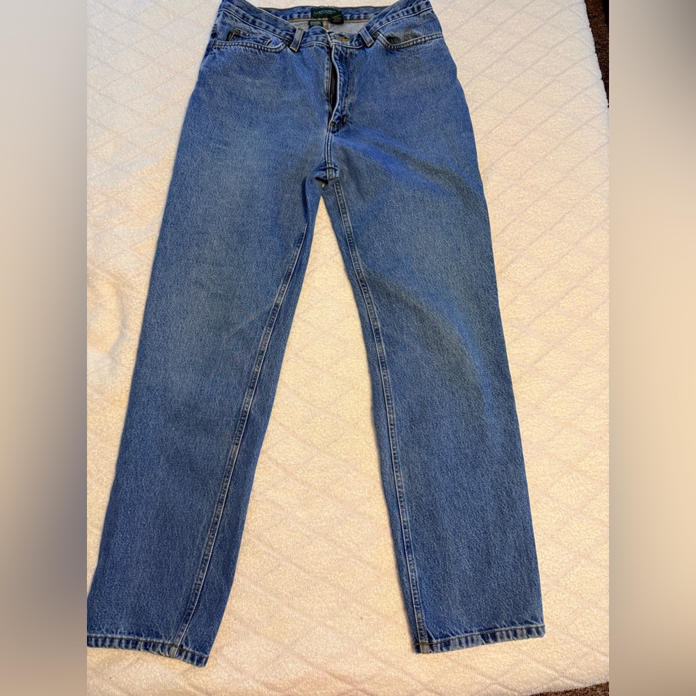 Lauren Ralph Lauren Blue Straight Leg Jeans